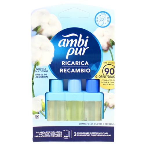Освежитель воздуха Ambi Pur 3 Volution Plug-In Refill Cotone, 20 мл
